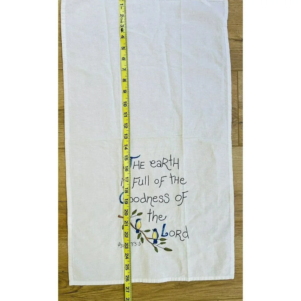 Kitchen embroidered tea